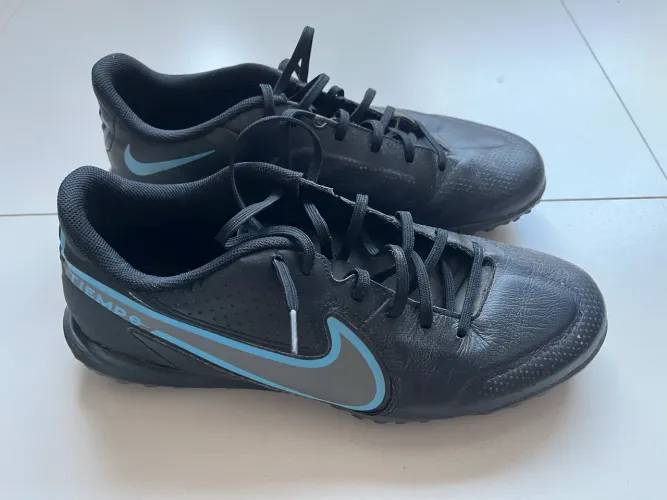 Chuteira Society Nike Tiempo - Couro Legítimo