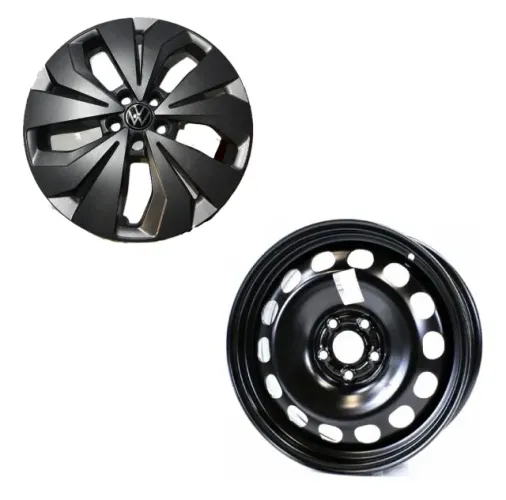 4 Calotas + 4 Rodas de Ferro VW 2026 aro 16