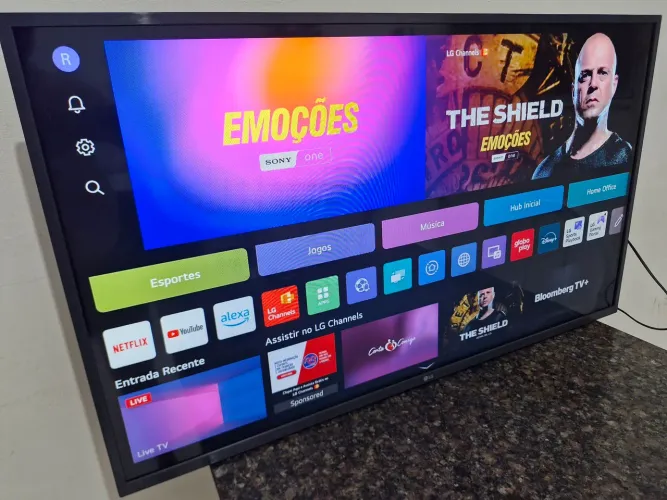 TELAO SMART LG 43 4K COM JOGOS