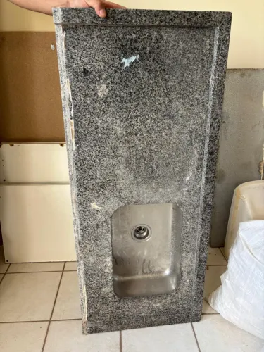 Pia de granito de 1,20 com Cuba