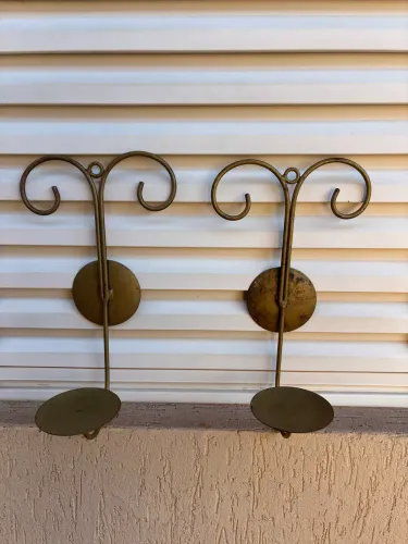 Arandelas de parede em ferro 