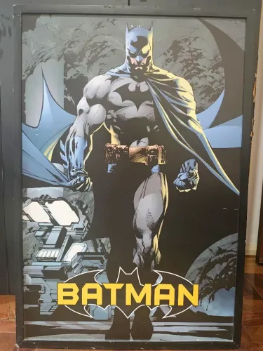 Poster quadro emoldurado Batman original Wall Street Posters 95x64cm