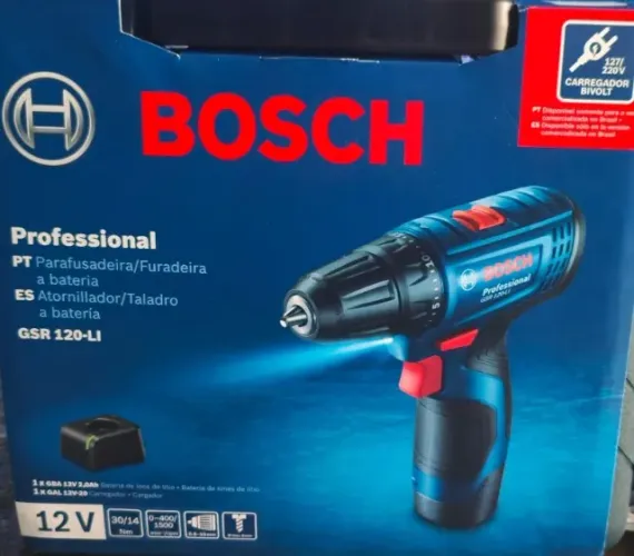 FURADEIRA/PARAFUSADEIRA BOSCH GSB 120-LI 12V ORIGINAL