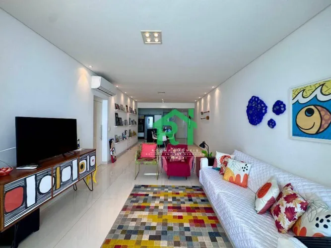 Apartamento frente mar com 3 quartos (2 suítes), 1 vaga à venda em Pitangueiras, Guarujá