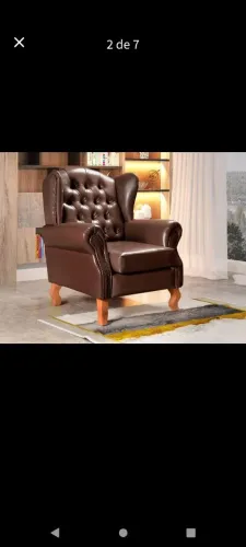 Poltrona Imperador Chesterfield - Pronta entrega