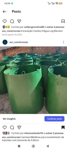 CAMISAS METÁLICA PARA TUBULAO
