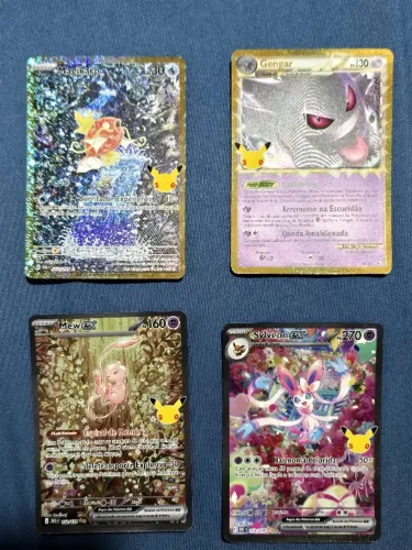 Cartas Pokemon 30 anos