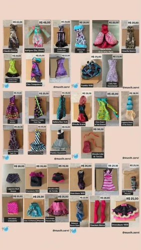 Acessórios variados - Monster High