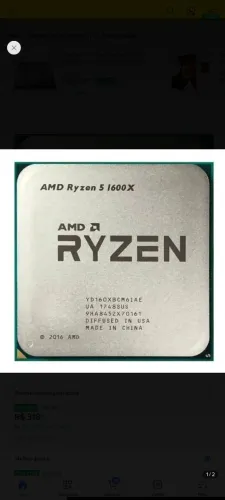 Processador Ryzen 5 1600x