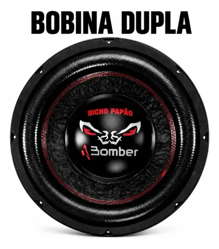 Alto falante 12 polegadas 600 RMS bobina dupla 4+4