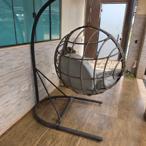 Cadeira jardim balanço suspensa