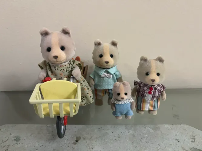 sylvanian families cachorros farthing completo