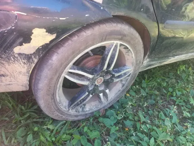 Jogo rodas liga leve aro 17 fiat (4 rodas completa) 