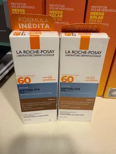 Protetor Solar Facial La Roche-Posay Anthelios Uvair Fps60 45Ml COR 4.0
