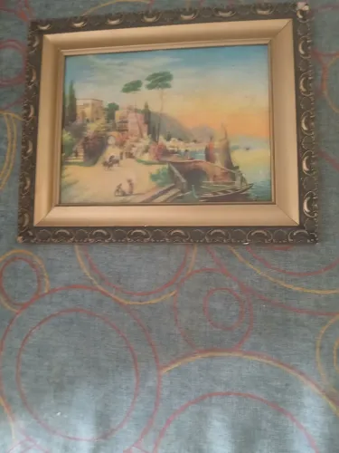 Linda paisagem antiga