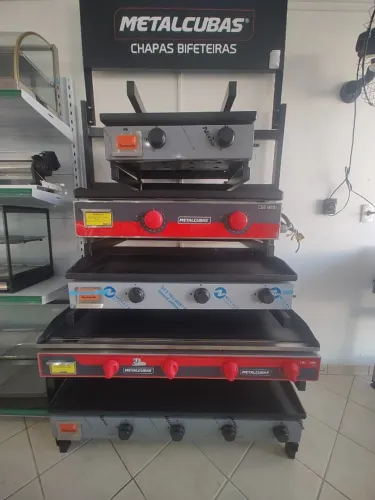A.L Chapas Profissionais a Gás ou Elétricas para o seu negócio