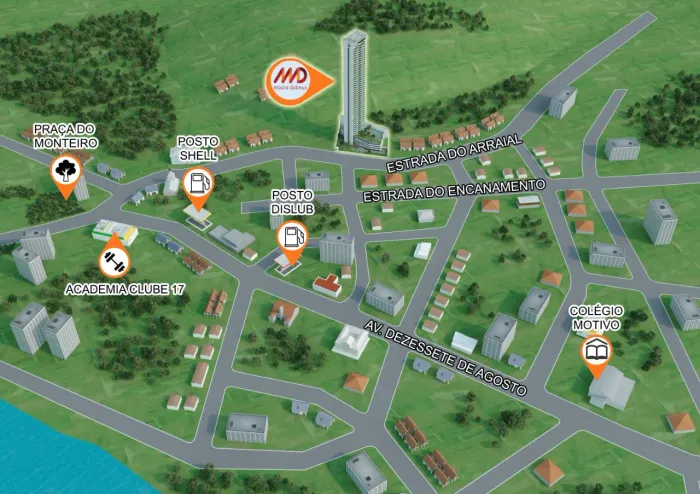Viva com Mais Espaço e Qualidade de Vida no Mirage