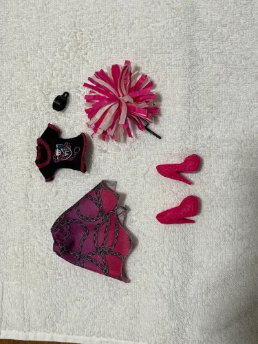 monster high - acessórios spectra líder de torcida (VALORES INDIVIDUAIS MA DESCRIÇÃO)