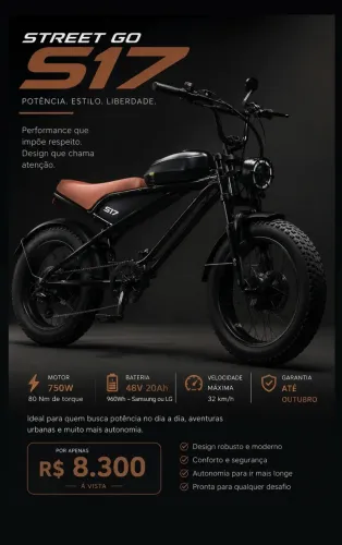 Bike elétrica S17