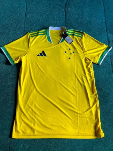Camisa Cruzeiro Amarela 2026 Masculina Original Adidas G
