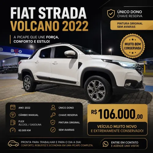 Fiat Strada Volcano 1.3 Flex 8V CD 2022