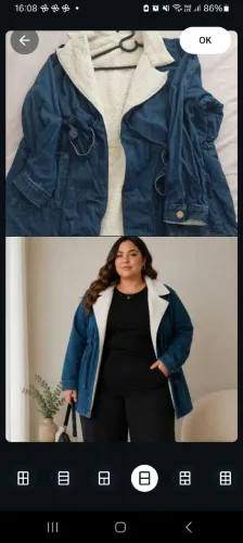Casaco plus size