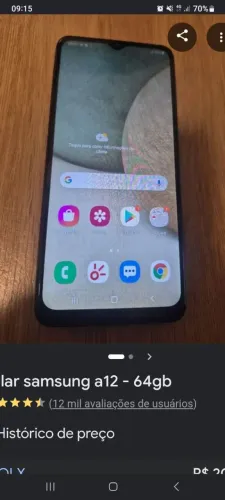 Vendo celular Samsung A12 64gb