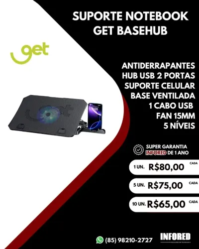 Suporte notebook Get Basehub: