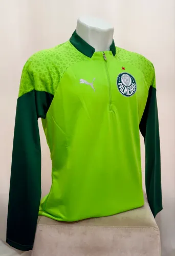 Jaqueta Casual Palmeiras Puma 24/25 - Verde Limão - GG TAMANHO: GG