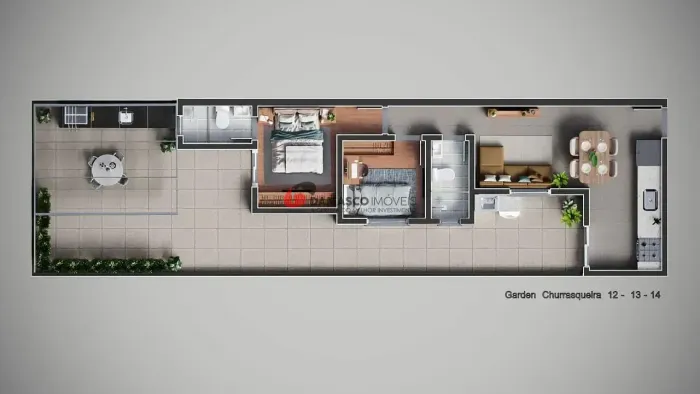 Apartamento em Campestre