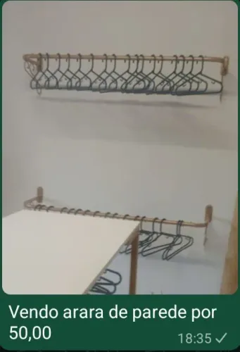Arara de parede