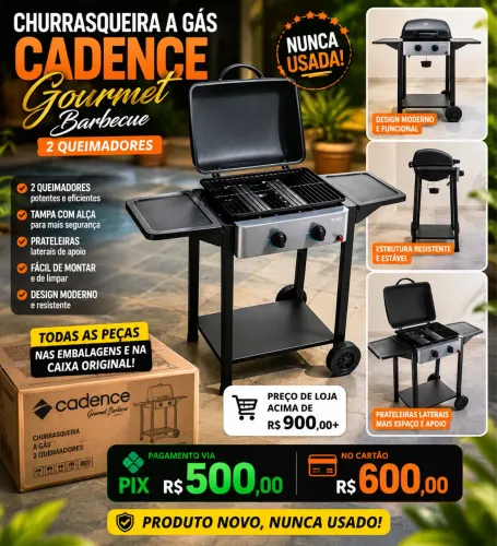 Churrasqueira Cadence Gourmet A Gás 