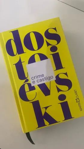 Livro Crime e Castigo - Dostoiévski (edição Martin Claret)