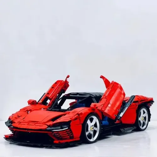 Kit De Blocos para Montar - Ferrari Daytona Sp3 Technic 3778 Peças (59cm) - Legonérico
