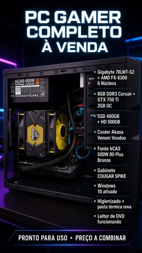 Pc gamer de entrada. 