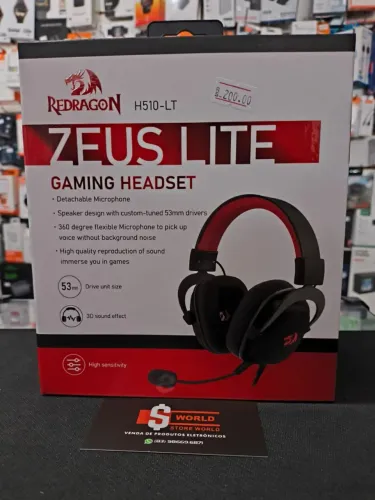Headset Gamer Redragon Zeus Lite - Store World 