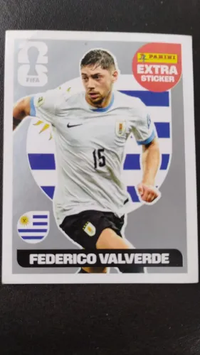 Figurinha legend prata do Federico Valverde