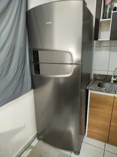 Geladeira Consul Frost Free Duplex 437 litro inox