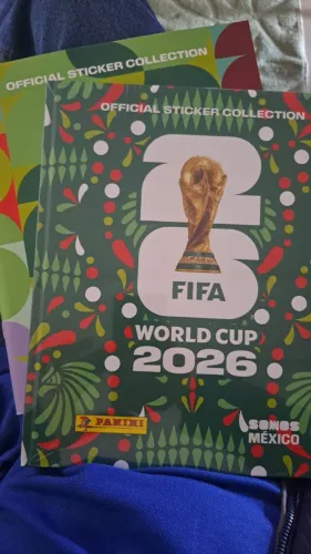 Album Panini Copa Edição México + Pacote Figurinha EUA