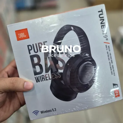 Fone de ouvido Bluetooth JBL abafador