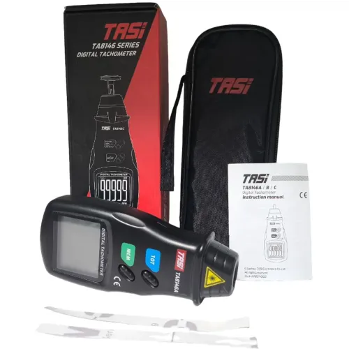 Tacômetro Digital Laser TASI TA8146A com Estojo