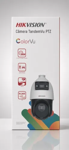 Speed Dome Hikvision TandemVu 4MP+4MP 25x lacrada São Paulo
