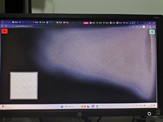 Monitor HP COM DEFEITO