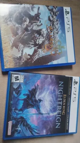 Jogos ps5 - Elden ring nightreign e monster Hunter wilds