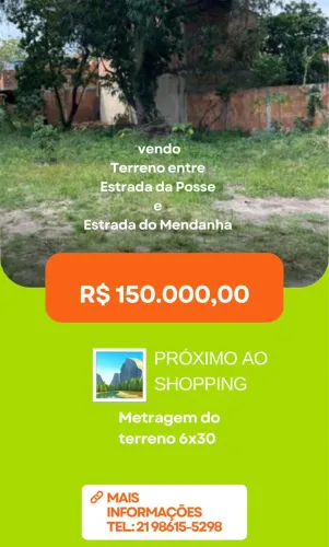 Vendo Terreno em Campo Grande RJ