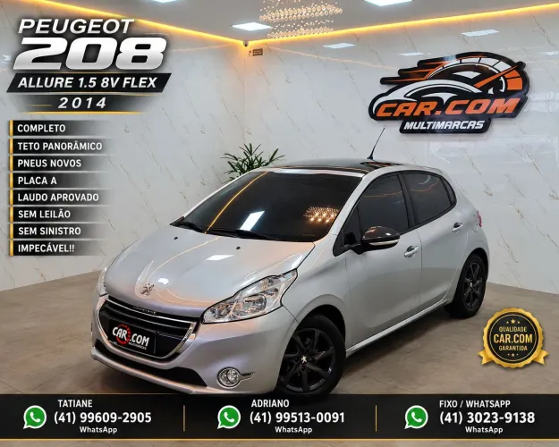 Peugeot 208 Allure 1.5 Flex 8V 5P 2014