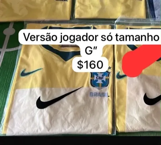 Camisa Brasil versão jogador do tamanho G?