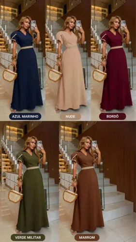 VESTIDOS LONGOS NOVOS/ MODA CRISTÃ