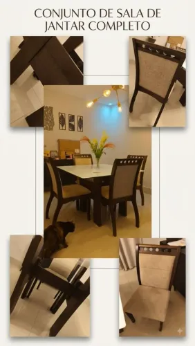 Vendo jogo de mesa de jantar