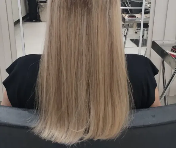 MegaHair - Cabelo humano loiro liso